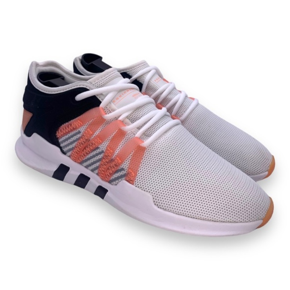 Women’s Lightweight Coral & White Athletic Sneakers
